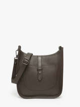 Cross Body Tas Caviar Leder Milano Bruin caviar CA25067