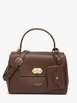 Handtas Mademoiselle Grace Leder Lancaster Bruin mademoiselle grace 102