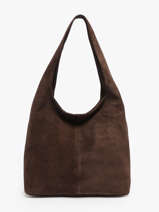 Schoudertas Velvet Leder Milano Bruin velvet VE25065