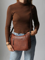 Handtas Toscane Hexagona Bruin toscane 579838-vue-porte