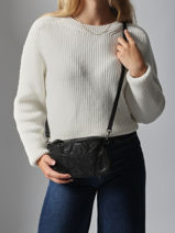 Schoudertas Heritage Leder Biba Zwart heritage DON1L-vue-porte