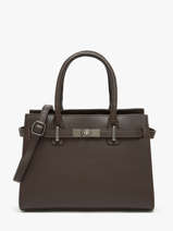 Handtas Caviar Leder Milano Bruin caviar CA24063