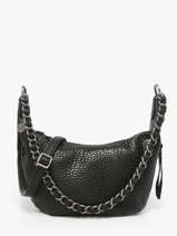 Cross Body Tas Vintage Leder Mila louise Zwart vintage 3485E