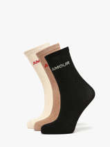 Damessokken Amour Lurex 3 Paar Pieces Veelkleurig socks women 17148222