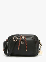 Cross Body Tas Zip Lulu castagnette Zwart zip ZITA