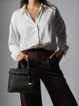 Cross Body Tas Faubourg Leder Lancel Groen faubourg A13527-vue-porte