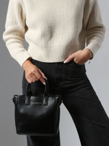 Handtas Th Casual Tommy hilfiger Zwart th casual AW17861-vue-porte