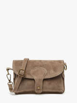 Cross Body Tas Velvet Milano Bruin velvet VE260612