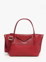 Cross Body Tas Maya Leder Lancaster Rood maya 88