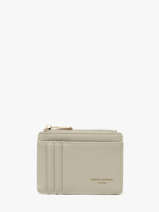 Portemonnee Met Kaarthouder David jones Grijs saffiano 1