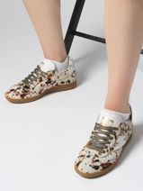 Sneakers Aslan Uit Leder Semerdjian Veelkleurig women ASLAN-vue-porte