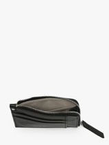 Portemonnee Lana Leder Nat et nin Zwart vintage LANA-vue-porte