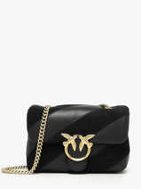 Cross Body Tas Love Bag Puff Pinko Zwart love bag puff A2JY