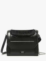 Cross Body Tas M Ninon In Naplack Leder Lancel Zwart ninon A13767