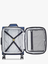 Handbagage Op Wieltjes Delsey Blauw maubert 2.0 3813801W-vue-porte