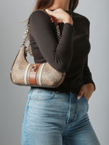 Schoudertas Erenia Guess Grijs erenia SO783818-vue-porte