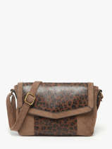 Cross Body Tas Velvet Miniprix Bruin velvet 27582
