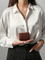 Portemonnee S Tradition Leder Etrier Bruin tradition ETRA095S-vue-porte