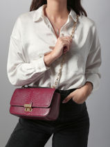 Cross Body Tas Tribecca Michael kors Rood tribecca T5G2RL7L-vue-porte