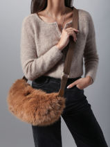 Cross Body Tas Doudou Bont Le voyage en panier Bruin doudou AHP261-vue-porte