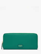 Portefeuille Leder Lancel Groen ninon A13833