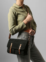 Cross Body Tas Velvet Miniprix Zwart velvet 27581-vue-porte