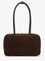 Schoudertas Velvet Caviar Milano Bruin velvet caviar VC25093