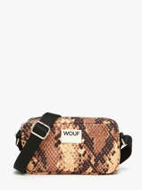 Cross Body Tas Boa Gerecycleerd Polyester Wouf Bruin boa BM250016