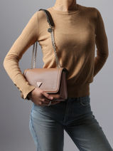 Cross Body Tas Noelle Guess Bruin noelle ZG967221-vue-porte