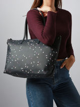 Schoudertas A4 Formaat Holiday Lacoste Blauw holiday NF5141HN-vue-porte