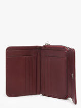 Portemonnee Classic Miniprix Rood grained H6012-vue-porte