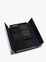 Herensokken 5 Paar Cadeaubox Tommy hilfiger Zwart socks 71235374-vue-porte