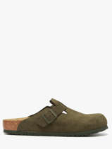 Slippers Uit Leder Birkenstock Groen men 1024721