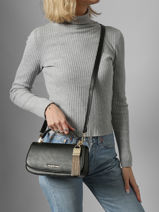 Cross Body Tas Iride Valentino Zwart iride VBS9OU09-vue-porte