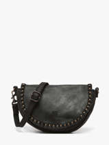 Cross Body Tas Heritage Leder Biba Zwart heritage YAM1L