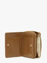 Portefeuille Nina Leder Nat et nin Bruin vintage NINA-vue-porte