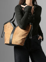 Schoudertas Velvet Miniprix Bruin velvet M9459-vue-porte