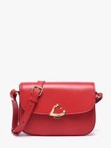 Cross Body Tas Paris Philos Leder Lancaster Rood paris philos 81