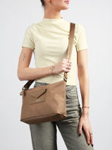 Cross Body Tas Smart Lancaster Bruin smart kba 28-vue-porte