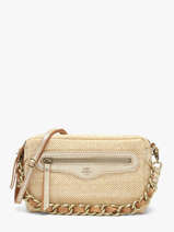 Cross Body Tas Cm Mila louise Beige cm 23673CM