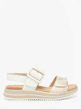 Sandalen Uit Leder Remonte Wit women 80