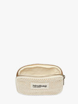 Portemonnee Hindbag Beige tressage TS-vue-porte