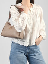 Schoudertas Anise Polyurethaan Guess Beige anise PD991618-vue-porte