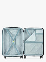 Harde Reiskoffer Air Armour Delsey Blauw air armour 3866-820-vue-porte