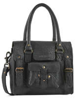 Handtas Vintage Leder Paul marius Roze vintage S