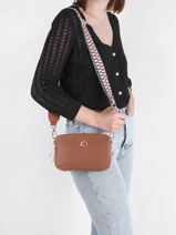 Cross Body Tas City Philos Leder Lancaster Bruin city philos 70-vue-porte