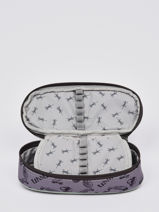 Pennenzak 1 Compartiment Cameleon Grijs vintage urban PLUM-vue-porte