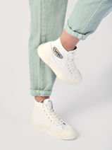 Sneakers 2696 Stripe Superga Wit women S2115UW-vue-porte