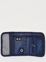 Portefeuille Satch Blauw wallet WAL1-vue-porte