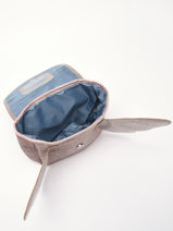 Mini Rugzak Caramel et cie Roze family - SBB07-MI-vue-porte